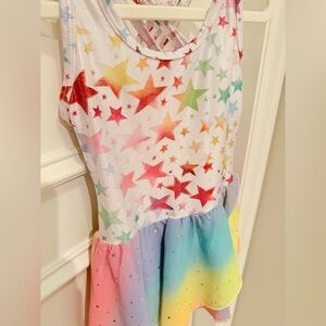 NWOT Colorful Star Leotard- dance gymnastics